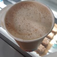 Cappuccino at Vegan Art in Naples