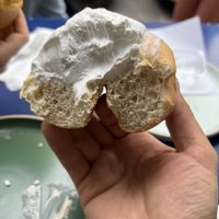 Half view of Maritozzo 😍  at Vegan Art in Naples