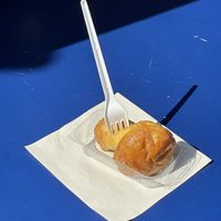 decent vegan baba al rum   at Vegan Art in Naples