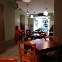 Dining area at Vegan Art in Naples