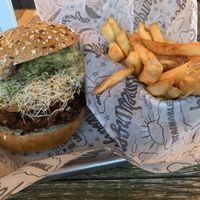Guadalupe Burger at Bareburger in Ridgefield