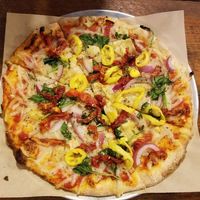 Delicious vegan pizza at Your Pie - Broadway in Columbus