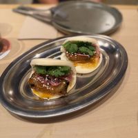Aubergines Bao   at Kind Kitchen in Barcelona