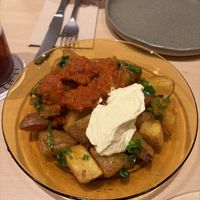 Patatas bravas  at Kind Kitchen in Barcelona
