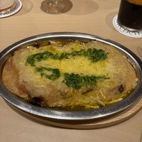 Mushroom canneloni  at Kind Kitchen in Barcelona