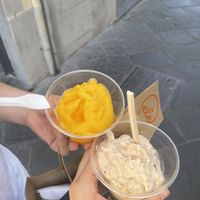 Mango and Almond Slush  at  Ele Gelati e Granite in Lucca