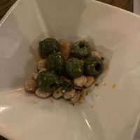 Smoked olives  at Leon's Full Service in Decatur