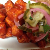 BBQ tofu at Leon's Full Service in Decatur