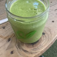 Mango Verde Smoothie - Yum!  at Verde Vegan in Acapulco