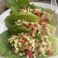 Tacos de Hummus (Hummus Tacos)  at Verde Vegan in Acapulco