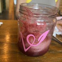 Agua de berries   at Verde Vegan in Acapulco