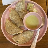 Tacos gobernador  at Verde Vegan in Acapulco
