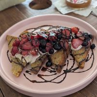 French Toast at Verde Vegan in Acapulco