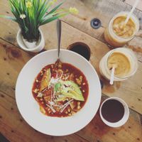 something Mexican haha at Verde Vegan in Acapulco