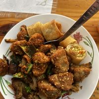   at Oasis Vegetaurant in Chiang Rai