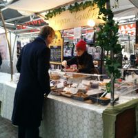 food stall at Greenwich Market at Vegan Garden London - Food Stand in South East London