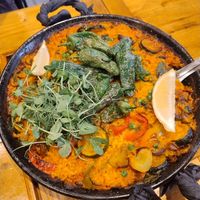Vegetable paella (serves 2-3) at Avanti Acton in West London