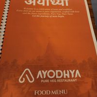 Menu july 2026 at AYODHYA Indian Pure Veg & Jain Restaurant BALI in Kuta