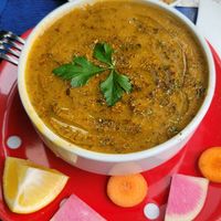 Mahatma soup - flavourful with delicious spices at Mahatma Cafe in Istanbul