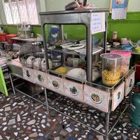 Noodle Stall with a very friendly and helpful staff!  at Tamachat in Chiang Rai