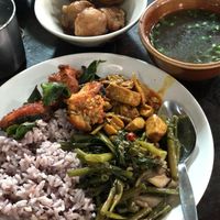 Food  at Tamachat in Chiang Rai