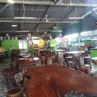 large seating area at Tamachat in Chiang Rai