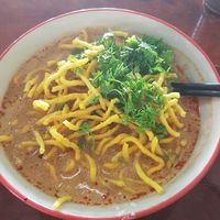 Khao Soi 45 Baht at Tamachat in Chiang Rai