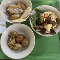 Buffet items   at Tamachat in Chiang Rai