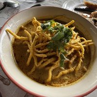 Kao soi  at Tamachat in Chiang Rai