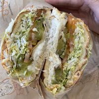 The sally with added pickles (guac on the side)  at Ike's in Monterey