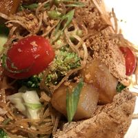 Tamarind veggies with crispy tofu at Sirayvah Organic Thai Cuisine in San Carlos
