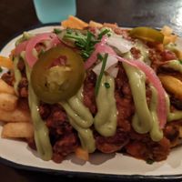 Chili Cheese Fries at The Waiting Room in South East London