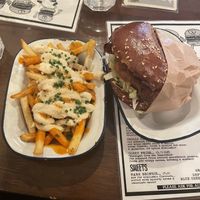 left: penthouse fries, right: SoCol  at The Waiting Room in South East London