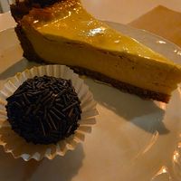Brigadeiro and lemon tarte at Hibiscus in Braga