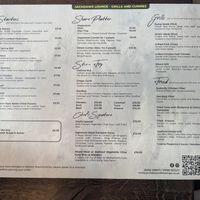 Menu - July 2026 page 1/2 at Roost Restaurant & Bar in Malmesbury
