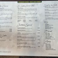 Menu - July 2026 page 2/2 at Roost Restaurant & Bar in Malmesbury