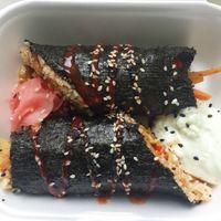 Kimchi wraps at Baszta in Wroclaw