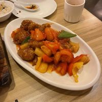 Pineapple sweet and sour pork  at Amazing Kitchen in Kowloon