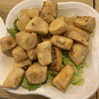Fried salted tofu    at Amazing Kitchen in Kowloon