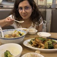 Big bowl, customised fried dish, and rice. We eat alot. 😀  at Amazing Kitchen in Kowloon