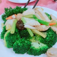 Broccoli stir-fry at Bodhisattva - Mong Kok in Kowloon