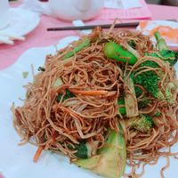 Fried noodles  at Bodhisattva - Mong Kok in Kowloon