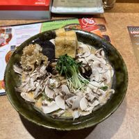 Mushroom ramen  at ENGINE SHINJUKU RAMEN in Tokyo