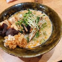Vegan ramen at ENGINE SHINJUKU RAMEN in Tokyo