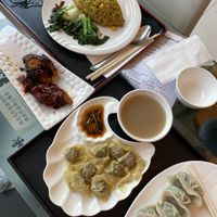 The spread with soup and all! at Tishifang 滴水坊 - Kowloon Bay in Kowloon