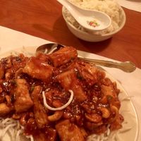 Sesame Tofu (with cashews added)  at KinhDo in Minneapolis