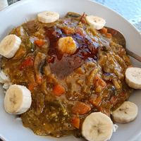 Daily special: curry (not on regular menu) at Falafel Abu Dany in Larnaca