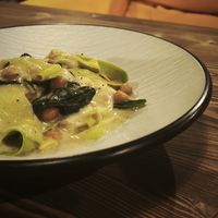 Zucchini Pasta with Chickpeas&Pine Nuts at Sacred Kitchen in Almaty