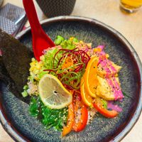 Vegan bowl at dragonbirds in Regensburg