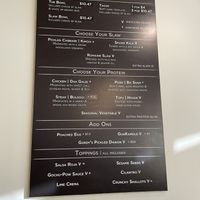Menu at TaKorean - 4th St in Washington